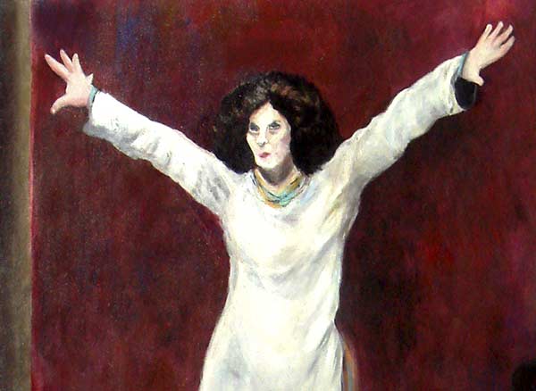 Beatriz Luna - Medea. Acrílico s/tela. 90 x 90 cm. 2011