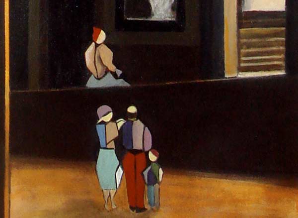 Beatriz Luna - Amistad en Port Sasal. Acrílico s/tela. 40 x 30 cm. 2010