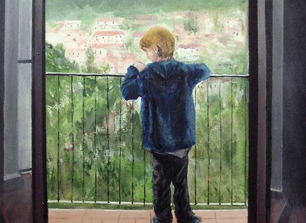 Beatriz Luna - Sin título. Acrílico s/tela. 35 x 45 cm. 2016